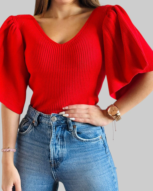 Blusa tejida bolero