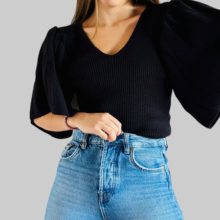 Blusa tejida bolero