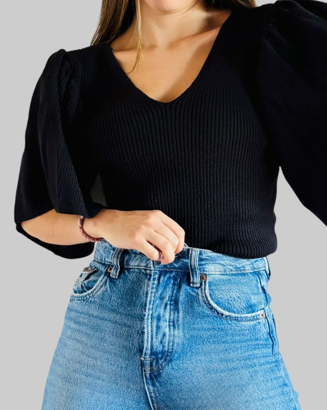Blusa tejida bolero