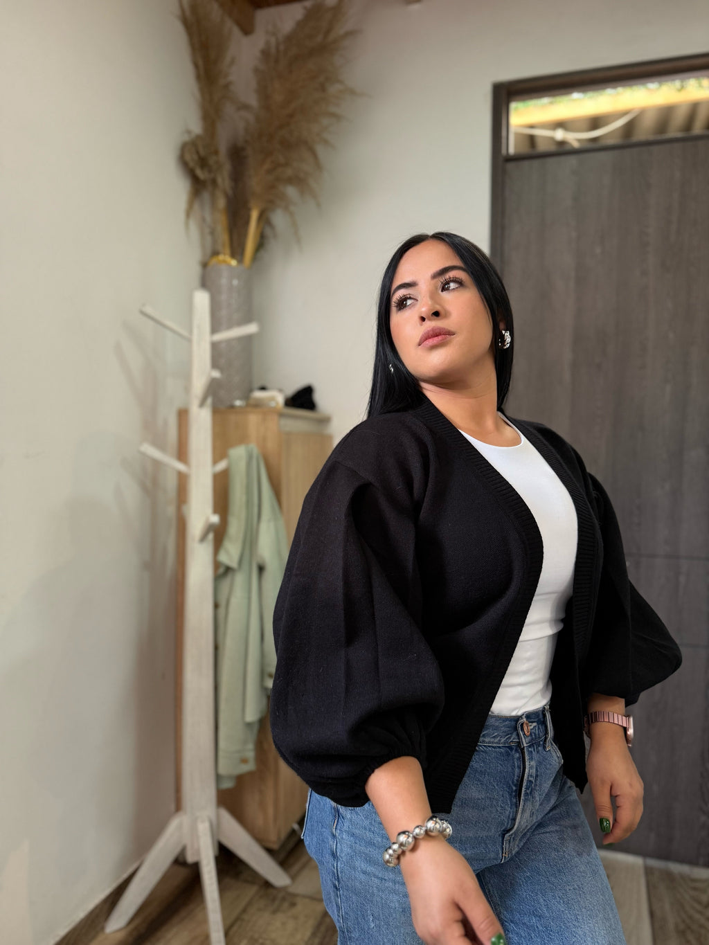 Cárdigan Manga Globo